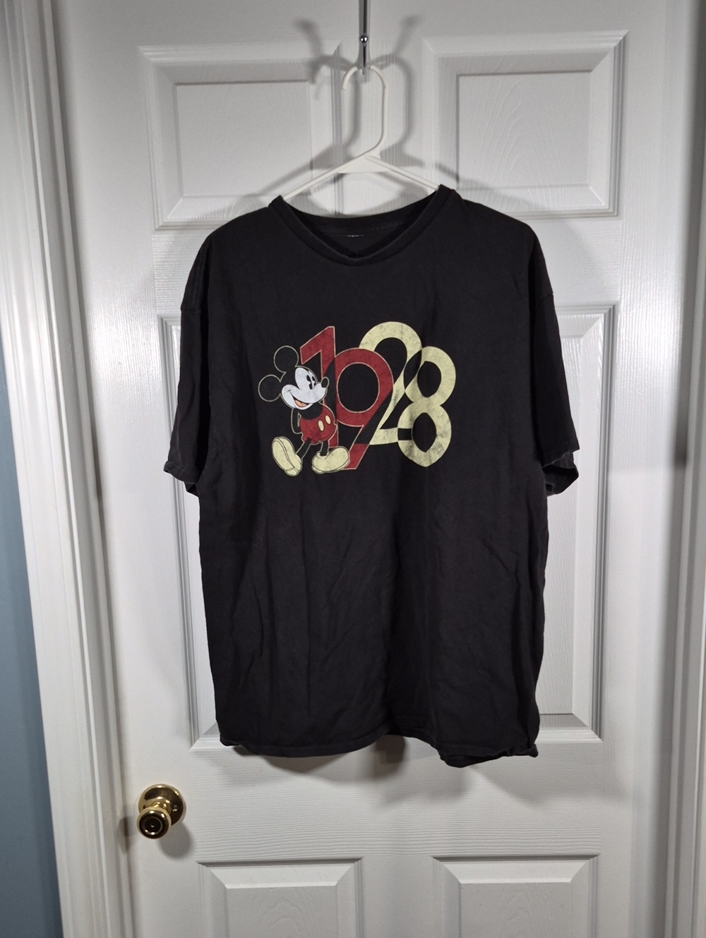 Disney Black Mickey 1928 Graphic Short Sleeve Tee